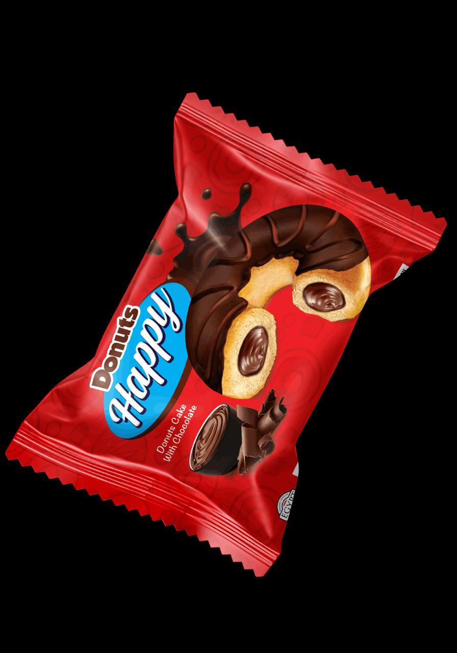 Happy Donuts Cake With Chocolate